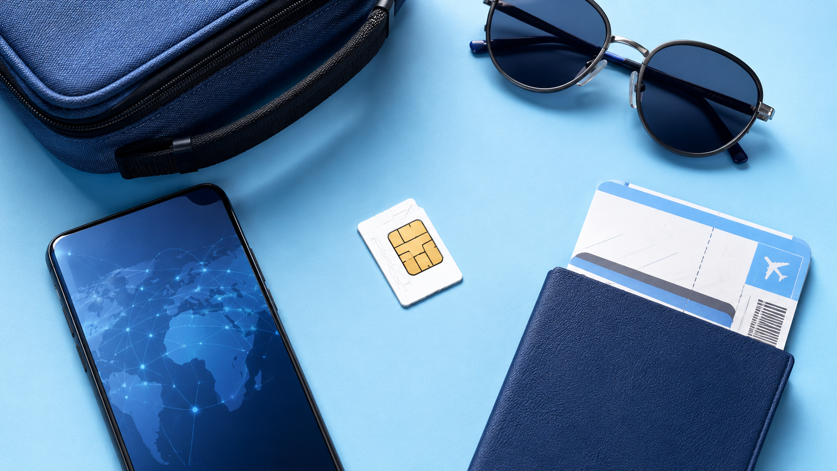 Physical SIM card setup for prepaid mobile data access