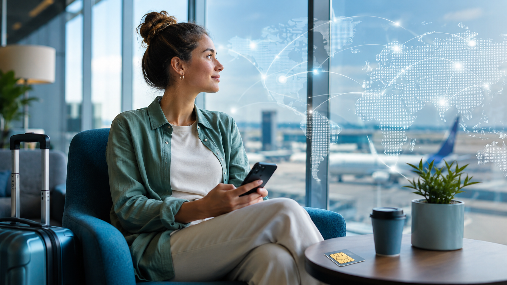Prepaid mobile data SIM card for international travel
