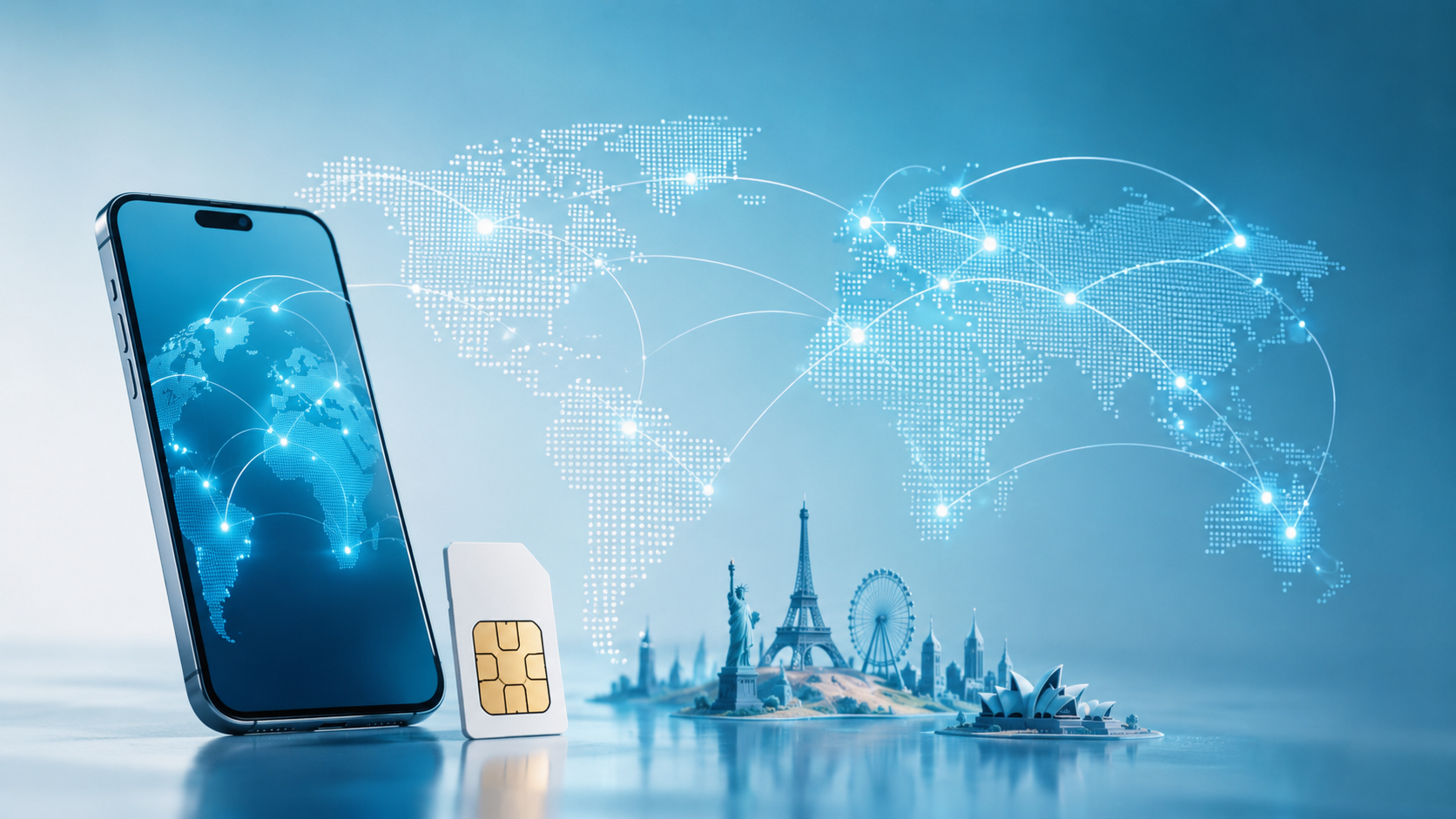 SIM card for business travel and reliable mobile data access